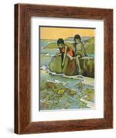 'A Garden in the Sea', 1912-Charles Robinson-Framed Giclee Print