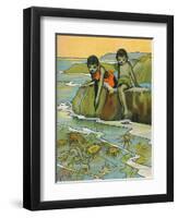 'A Garden in the Sea', 1912-Charles Robinson-Framed Giclee Print