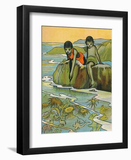 'A Garden in the Sea', 1912-Charles Robinson-Framed Giclee Print