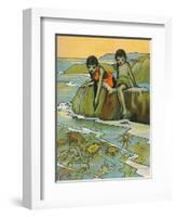 'A Garden in the Sea', 1912-Charles Robinson-Framed Giclee Print