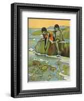 'A Garden in the Sea', 1912-Charles Robinson-Framed Giclee Print