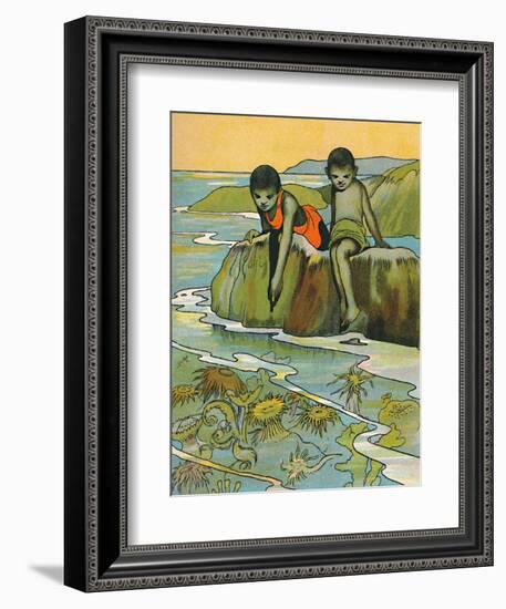 'A Garden in the Sea', 1912-Charles Robinson-Framed Giclee Print