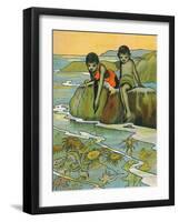 'A Garden in the Sea', 1912-Charles Robinson-Framed Giclee Print