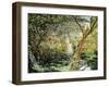 A Garden in Vetheuil-Claude Monet-Framed Giclee Print