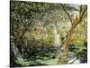A Garden in Vetheuil-Claude Monet-Stretched Canvas