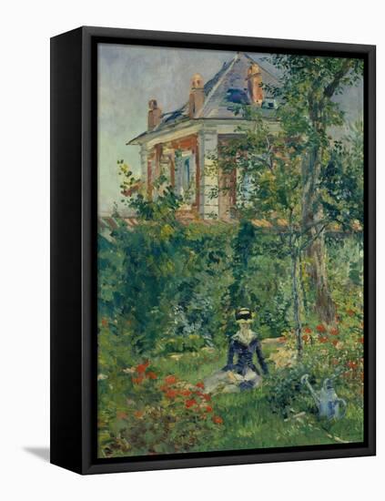 A Garden Nook at Bellevue, 1880-Edouard Manet-Framed Stretched Canvas