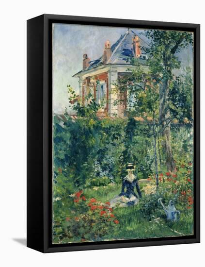 A Garden Nook at Bellevue, 1880-Edouard Manet-Framed Stretched Canvas