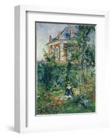 A Garden Nook at Bellevue, 1880-Edouard Manet-Framed Giclee Print