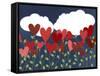A Garden of Love-Tina Lavoie-Framed Stretched Canvas