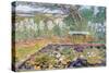 A Garden on Long Island-Childe Hassam-Stretched Canvas