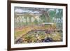 A Garden on Long Island-Childe Hassam-Framed Art Print