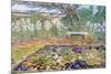 A Garden on Long Island-Childe Hassam-Mounted Art Print