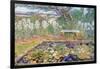 A Garden On Long Island-Childe Hassam-Framed Art Print