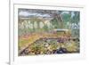 A Garden On Long Island-Childe Hassam-Framed Premium Giclee Print