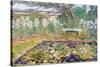 A Garden On Long Island-Childe Hassam-Stretched Canvas