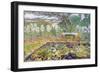 A Garden On Long Island-Childe Hassam-Framed Premium Giclee Print