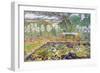 A Garden On Long Island-Childe Hassam-Framed Premium Giclee Print