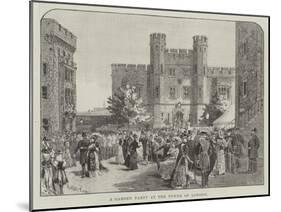 A Garden Party at the Tower of London-Melton Prior-Mounted Giclee Print