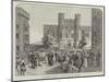 A Garden Party at the Tower of London-Melton Prior-Mounted Premium Giclee Print