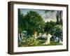 A Garden Party, C.1890-99-Philip Leslie Hale-Framed Giclee Print