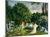 A Garden Party, C.1890-99-Philip Leslie Hale-Mounted Giclee Print