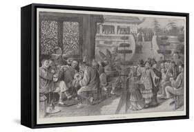 A Garden Party in China-Paul Frenzeny-Framed Stretched Canvas