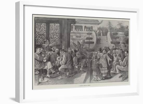 A Garden Party in China-Paul Frenzeny-Framed Giclee Print