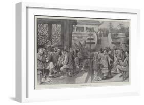 A Garden Party in China-Paul Frenzeny-Framed Giclee Print