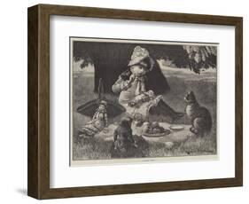 A Garden Party-null-Framed Giclee Print