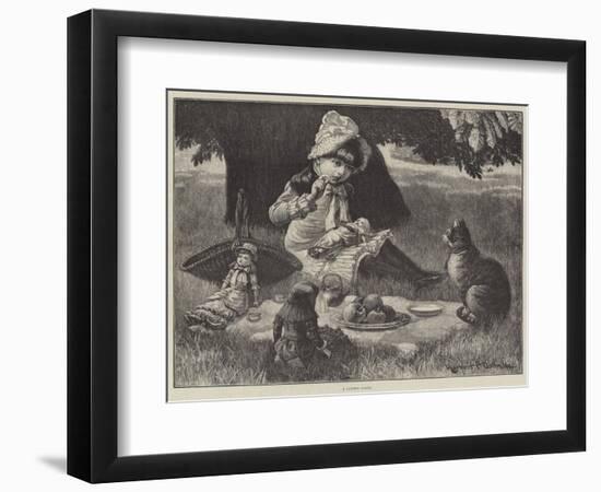 A Garden Party-null-Framed Giclee Print