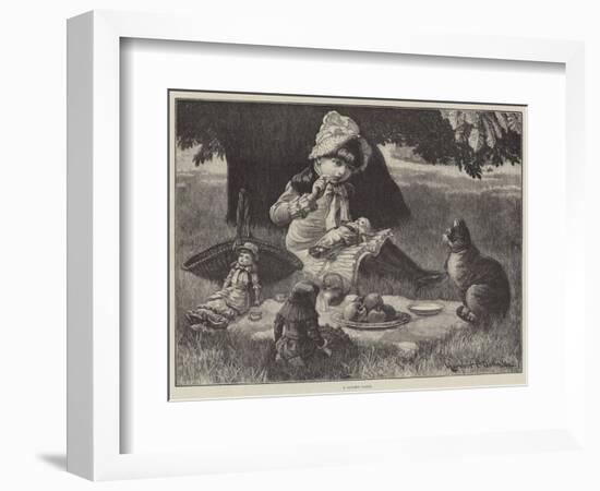 A Garden Party-null-Framed Giclee Print