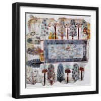 A Garden Pool; Fragment of a Wall Painting from the Tomb of Nebamun-null-Framed Giclee Print