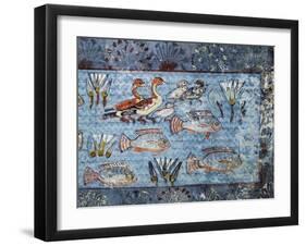 A Garden Pool; Fragment of a Wall Painting from the Tomb of Nebamun-null-Framed Giclee Print