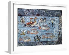 A Garden Pool; Fragment of a Wall Painting from the Tomb of Nebamun-null-Framed Giclee Print