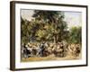 A Garden Restaurant on the River Havel; Gartenlokal an Der Havel, 1933-Max Liebermann-Framed Giclee Print