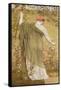 A Garden-Albert Moore-Framed Stretched Canvas