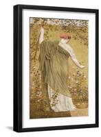 A Garden-Albert Moore-Framed Giclee Print