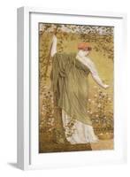 A Garden-Albert Moore-Framed Giclee Print