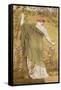 A Garden-Albert Moore-Framed Stretched Canvas