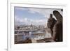 A Gargoyle Stares Out from Notre Dame De Paris Cathedral, Paris, France, Europe-Julian Elliott-Framed Photographic Print