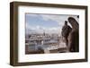 A Gargoyle Stares Out from Notre Dame De Paris Cathedral, Paris, France, Europe-Julian Elliott-Framed Photographic Print