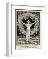 A Garland for May Day, 1895-Walter Crane-Framed Giclee Print