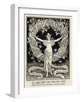 A Garland for May Day, 1895-Walter Crane-Framed Giclee Print