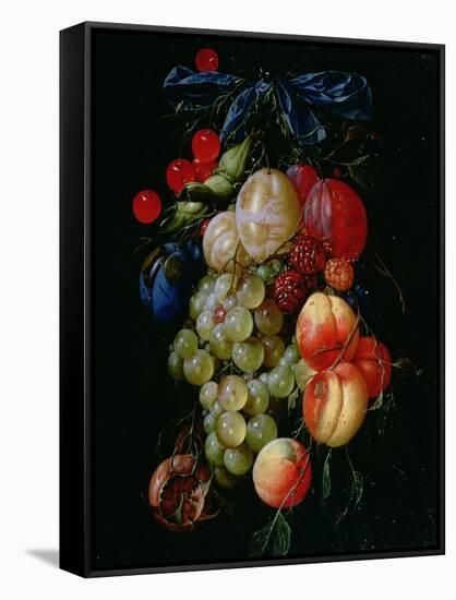 A Garland of Fruit-Cornelis de Heem-Framed Stretched Canvas