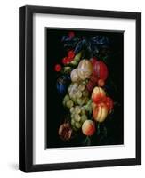 A Garland of Fruit-Cornelis de Heem-Framed Giclee Print