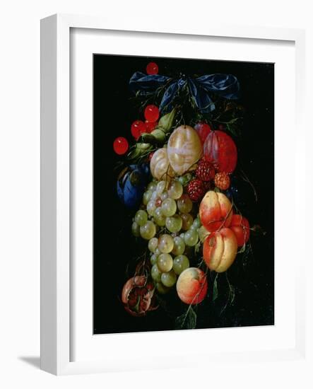 A Garland of Fruit-Cornelis de Heem-Framed Giclee Print