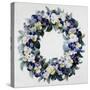 A Garland of Pansies-Antoine Pascal-Stretched Canvas