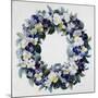 A Garland of Pansies-Antoine Pascal-Mounted Giclee Print