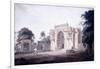 A Gate Leading to a Mosque, Chunargarh, Uttar Pradesh, C. 1789-90 (Pencil and W/C)-Thomas & William Daniell-Framed Giclee Print