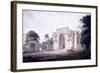 A Gate Leading to a Mosque, Chunargarh, Uttar Pradesh, C. 1789-90 (Pencil and W/C)-Thomas & William Daniell-Framed Giclee Print